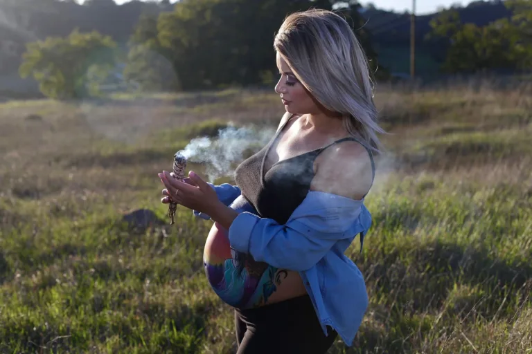 A spiritual maternity shoot out at a park in Wildomar, California.